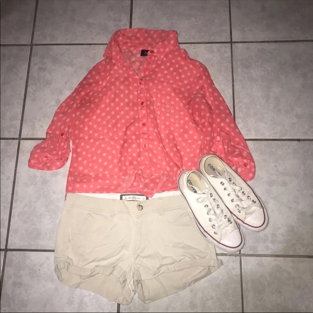 Polka dot top